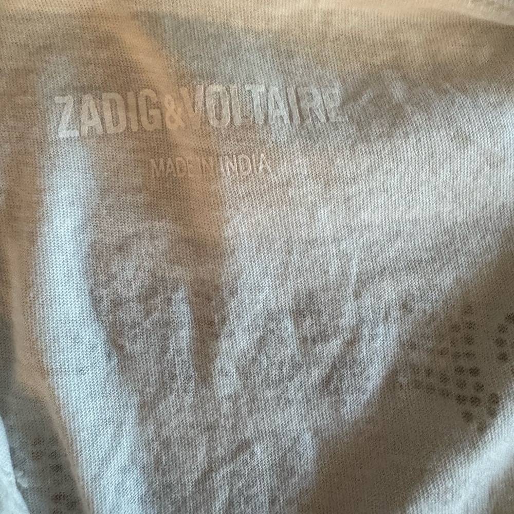 Zadig & Voltaire White Short Sleeve Tee